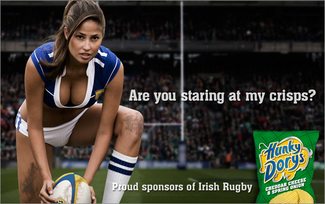 hunky dorys irish rugby advertising controversy